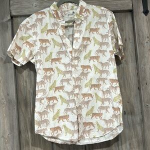 Men’s bonobos, medium, short sleeve dress shirt